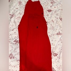 Polo Ralph, top and bottom.